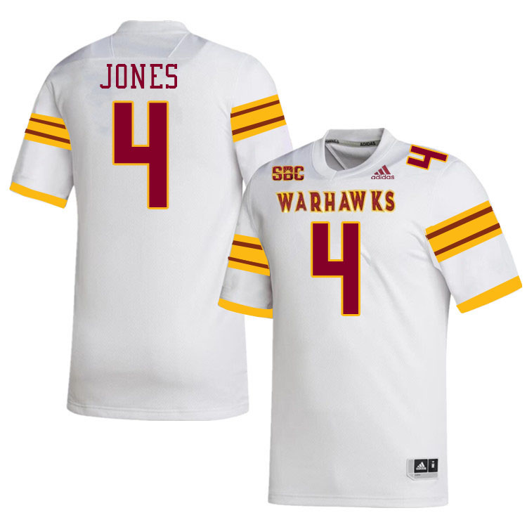 #4 James Jones Louisiana-Monroe Warhawks College Football Jerseys Stitched-White